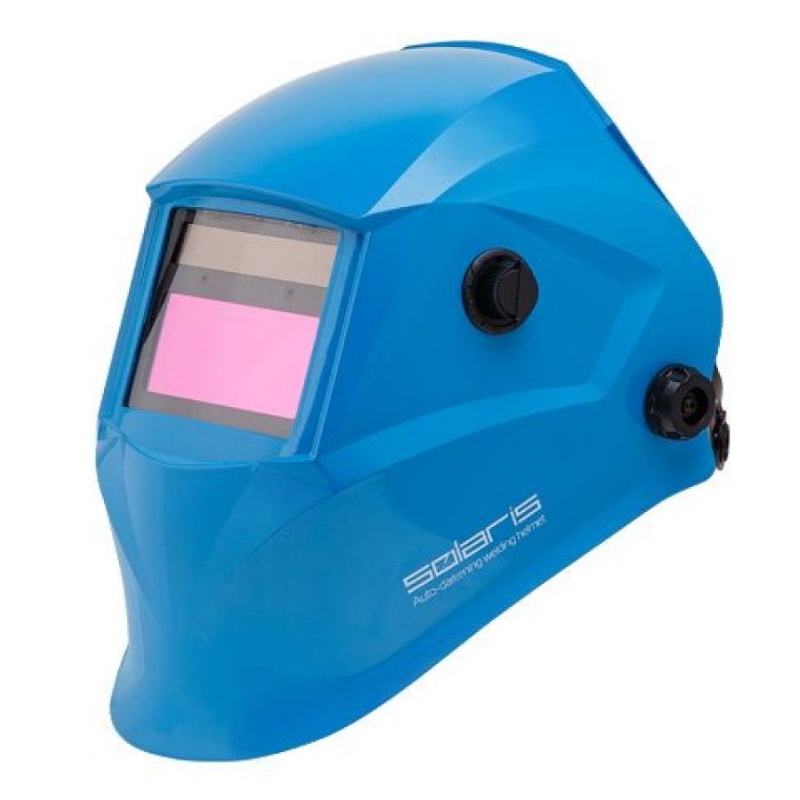 Щиток сварщика Solaris ASF520S ASF520SPBL с самозатемняющимся светофильтром голубой глянец 2079₽