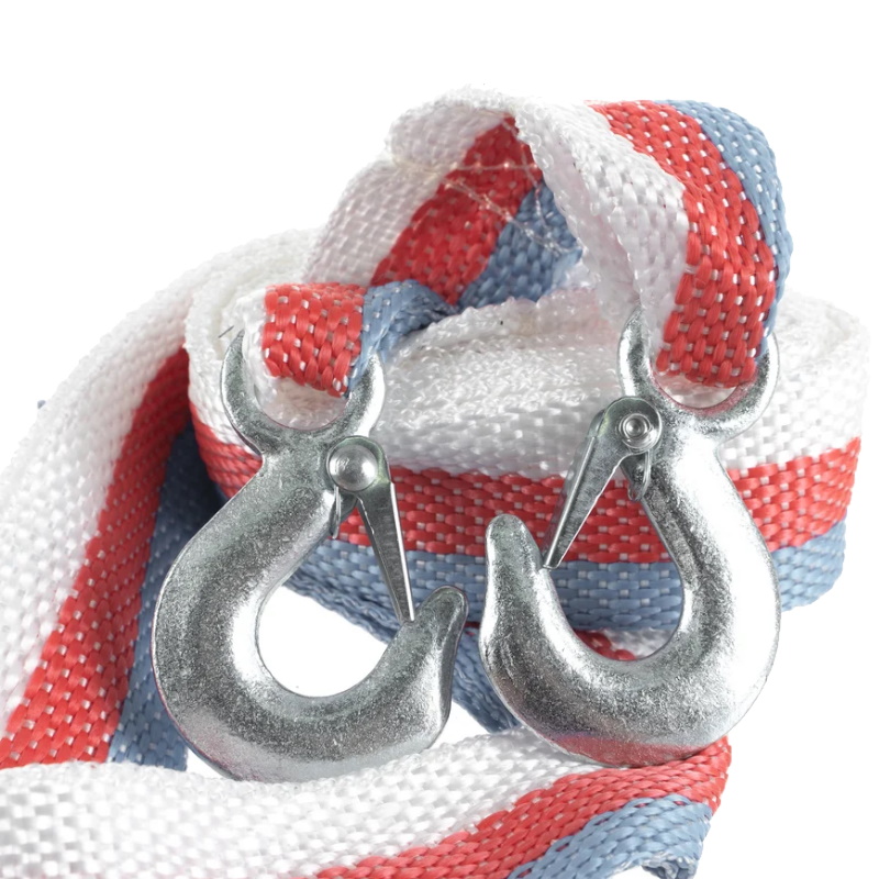 Трос буксировочный ленточный Zeus ZT401 072401 35 тонны с 2 крюками в чехле 400₽