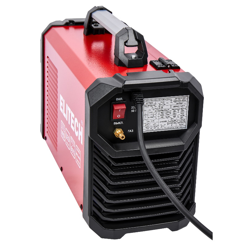 Инвертор Elitech АИС 220 СИН ЖК 204750, MIG/MAG, 220В, 6.9 кВт, 20-220A в Твери