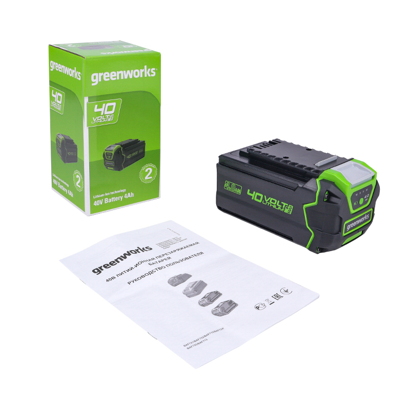 Аккумулятор Greenworks G40B4 2927007, 40V, 4 А.ч в Костроме