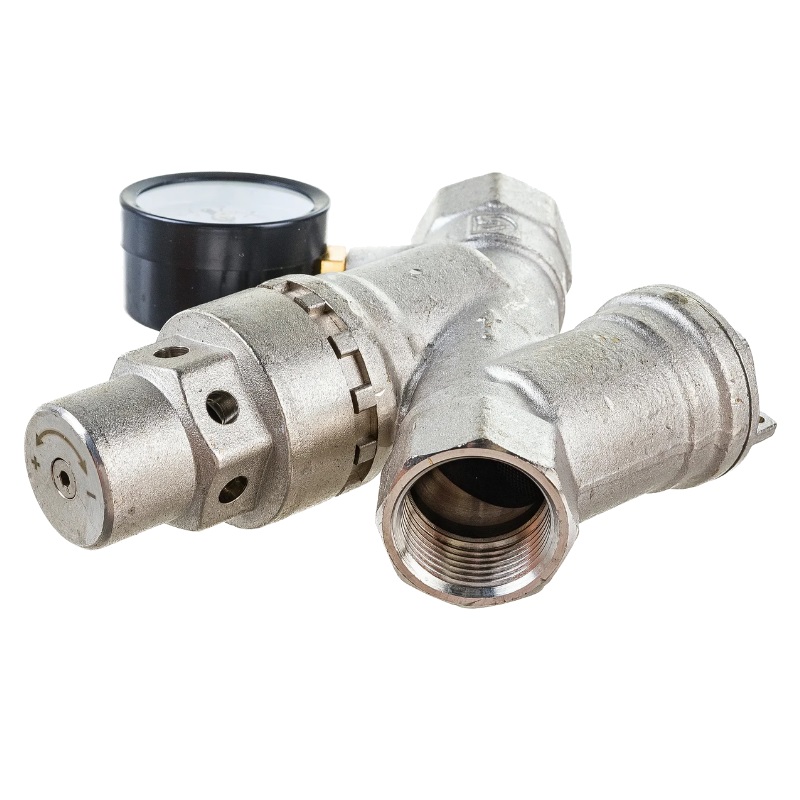 Регулятор давления Valtec VT.082.N.05 с фильтром и манометром, 2-5 бар, 3/4"