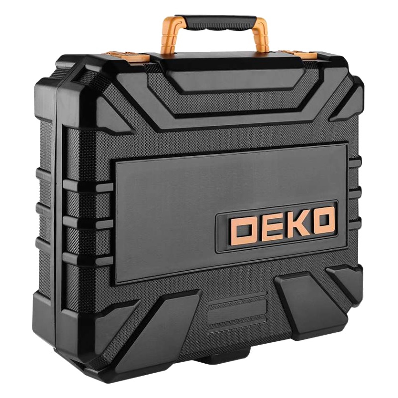 Аккумуляторная дрель-шуруповерт Deko DKCD12FU-Li 063-4139 в кейсе + набор 193 инструмента для дома, 12В, 2х2.0Ач