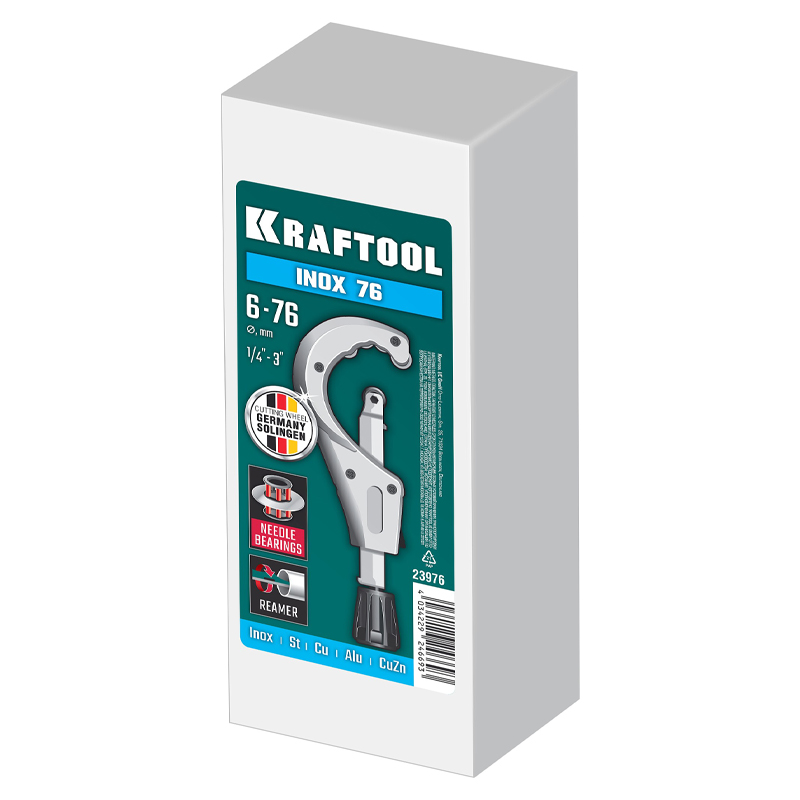 Труборез для нержавеющей стали Kraftool INOX-76, 23976 на подшипниках (6-76 мм) в Твери