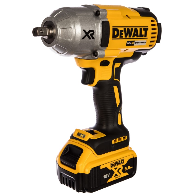 Аккумуляторный ударный гайковерт DeWalt DCF899P2-QW (бесщеточный тип двигателя, напряжение аккумулятора 18 в)