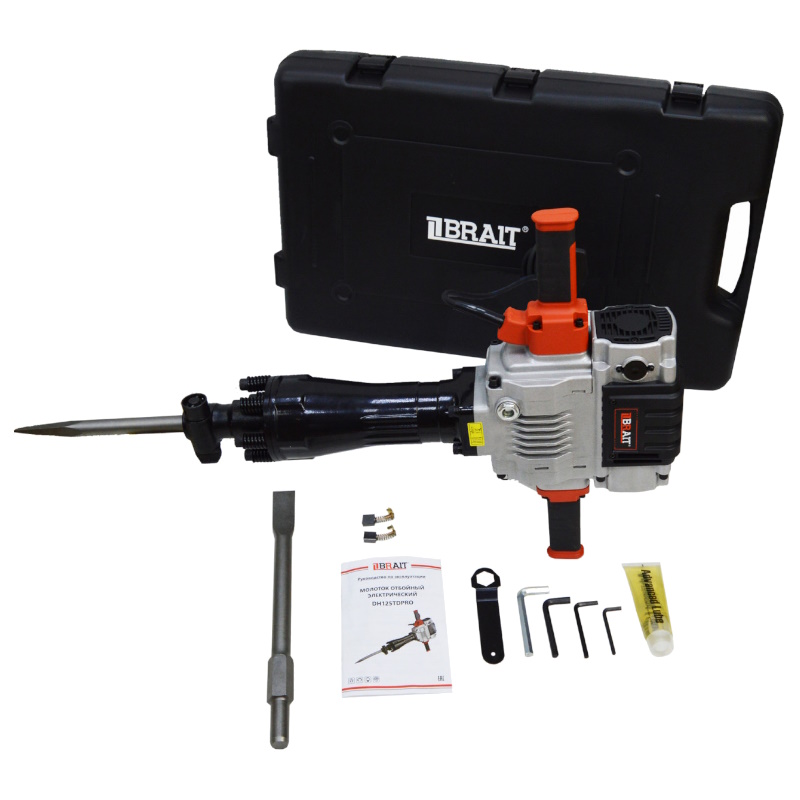 Молоток отбойный электрический Brait DH125DTPRO 21.01.247.087 (2200 Вт, 85 Дж, 50 Гц., 30 мм (HEX)) в Вологде