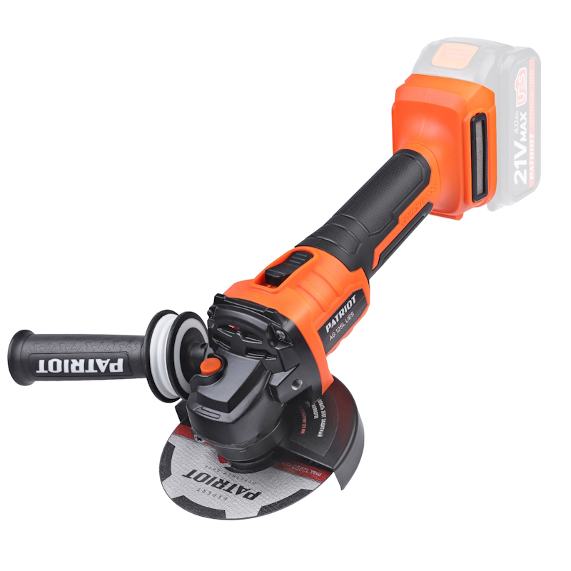 Угловая шлифмашина (болгарка) аккумуляторная Patriot AG 125L UES 110303225, 125 мм, 20 В в Муроме