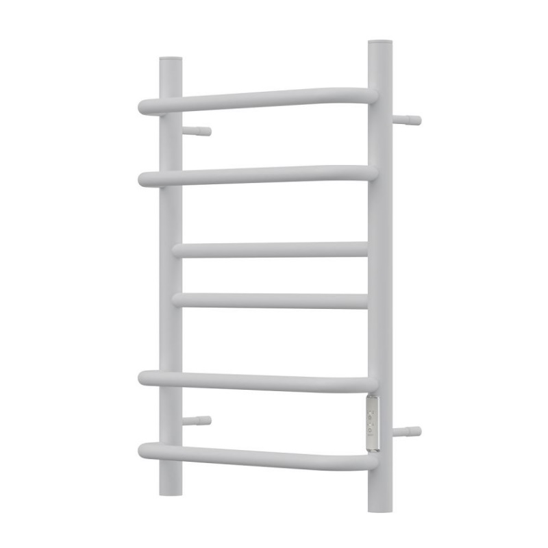 Полотенцесушитель электрический Point PN90846W П6 (60x40, Сатурн, боковое подключение, 6 перекладин) в Коврове