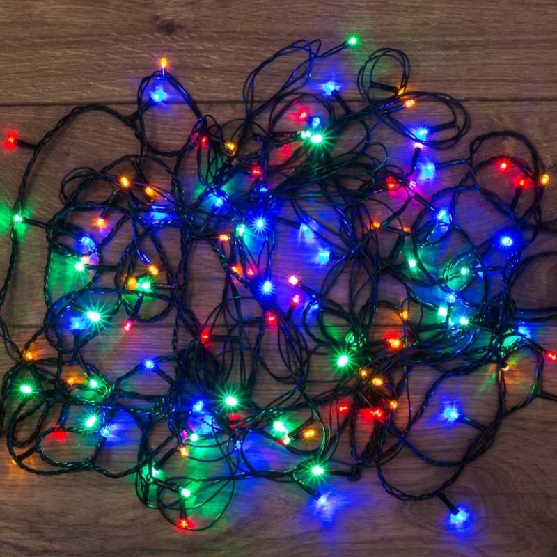 Гирлянда светодиодная универсальная Neon-Night 304-119 1652547, 20м, 200LED, мульти, 16Вт, IP20, с контроллером в Костроме