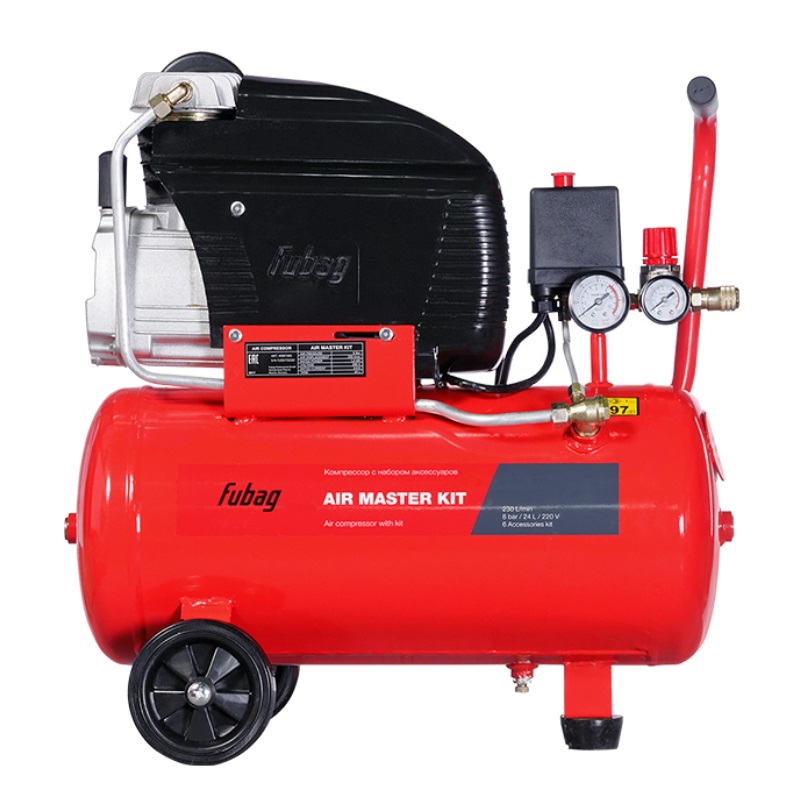 Компрессор масляный Fubag AIR MASTER KIT (FC 230/24 + 6 предметов)