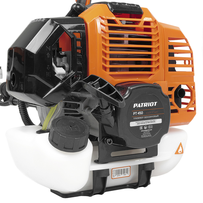 Бензиновый триммер для травы Patriot PT 450 250108451 (жесткий вал, 2.2 кВт, бак 1.1 л) в Ярославле