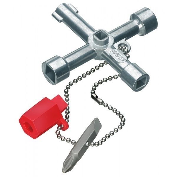 Ключ для электрошкафов Knipex KN-001103 (с битой и переходником) в Костроме