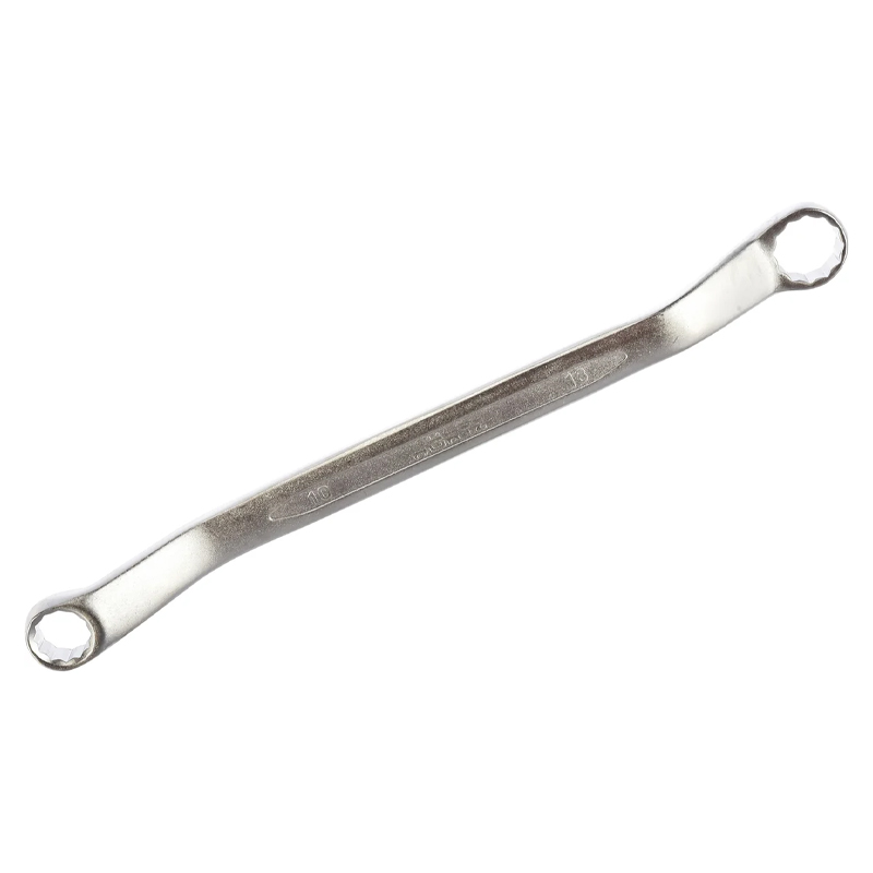 Ключ накидной двусторонний Hortz 102171 10х13 мм сатин финиш 113₽