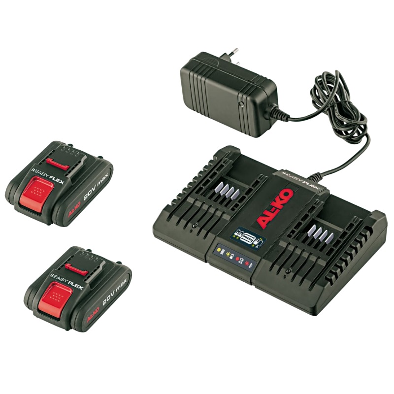 Аккумуляторная газонокосилка Al-Ko 34.8 Li Easy Flex 113540 (несамоходная, с двумя аккумуляторами, 20В) в Костроме