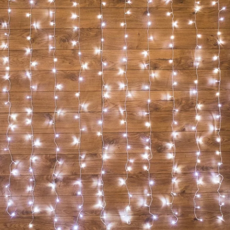 Гирлянда светодиодная Neon-Night "Светодиодный Дождь" 235-065 1371803, 2х3м 240LED белый
