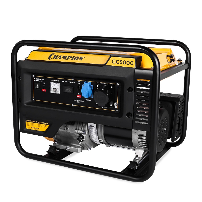 Генератор Champion GG5000 555 кВт OHV 25 л 43364₽