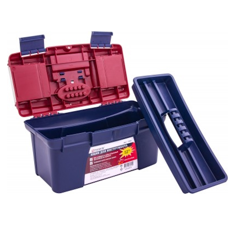 Ящик для инструмента Thorvik TB12 053804, 12", пластиковый, 320х175х160 мм в Муроме