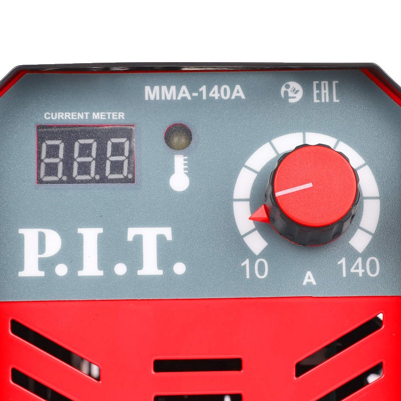 Сварочный аппарат PIT PMI140-C1 IGBT 40кВт 140А ПВ-60 ММА 16-32мм 190-250В ремень
