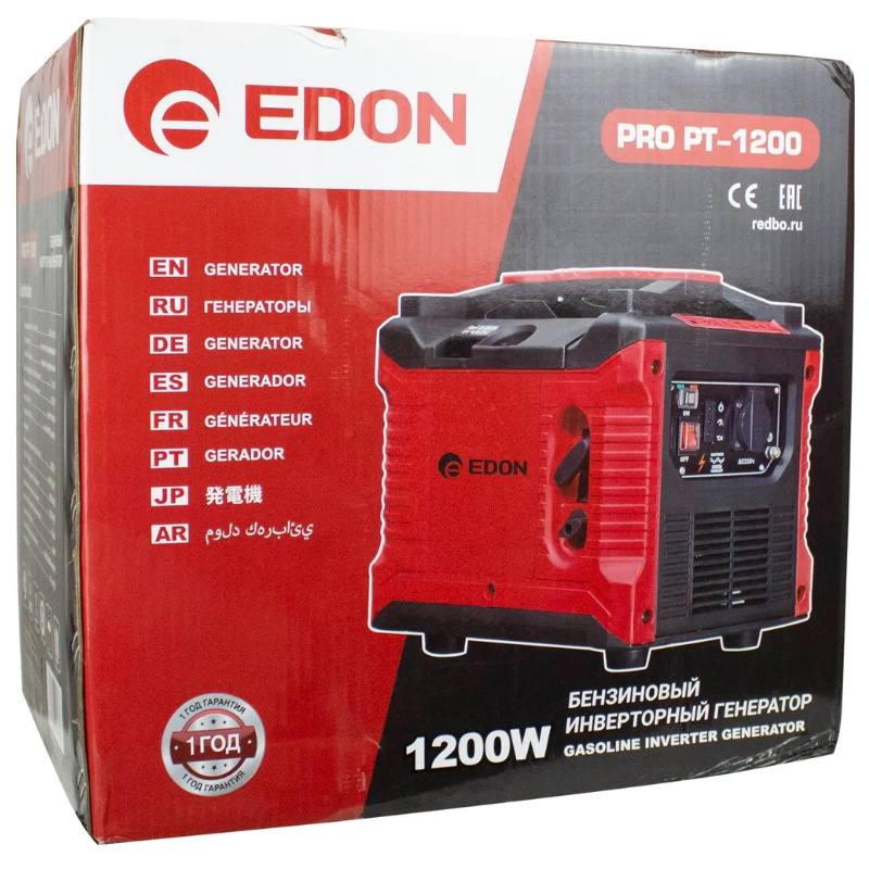 Инверторный генератор Edon PRO PT-1200, 40520 в Костроме