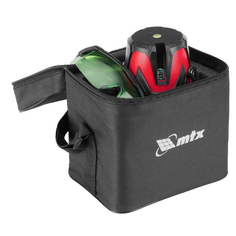 Лазерный уровень MTX MXL GREEN 35013, 30 м, зеленый луч, акк. Li 2400 mAh, сумка, резьба 5/8" в Костроме