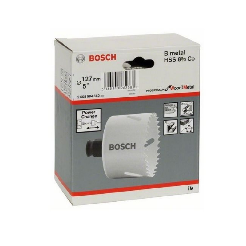 Биметаллическая коронка Bosch Progressor 2.608.584.662 (127 мм)