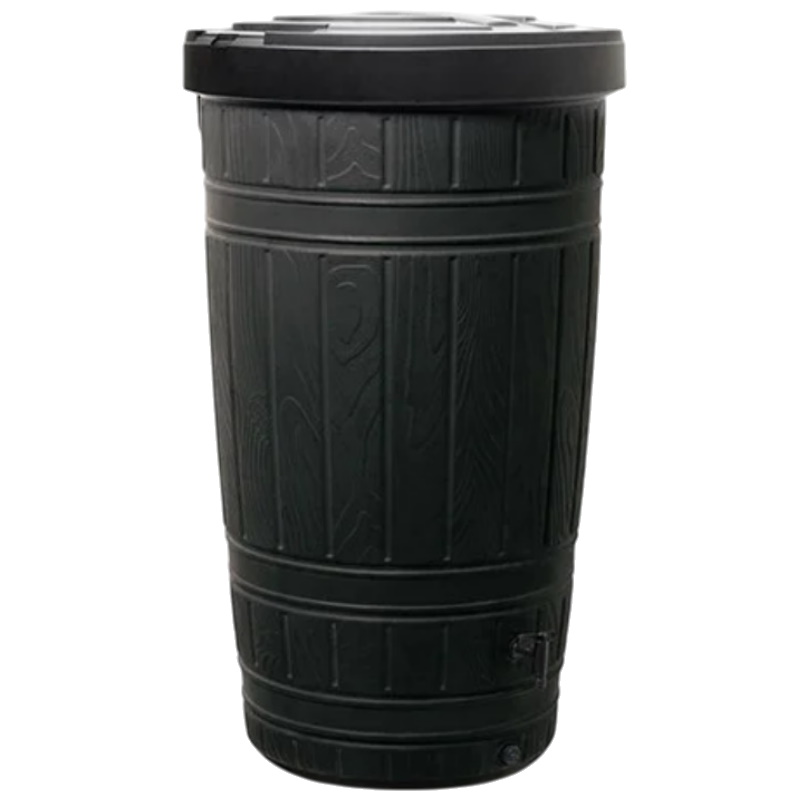 Комплект Водосборник Prosperplast Woodcan IDWO265-S411 (265 л, черный) в Иваново
