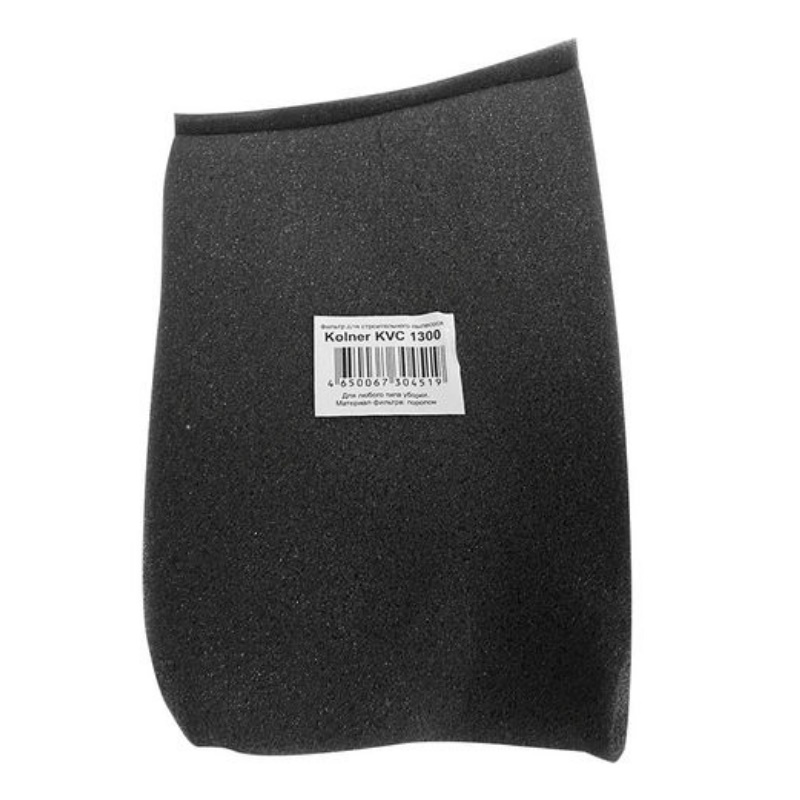 Поролоновый фильтр для пылесосов KVC1300 Kolner 8101600110 578₽