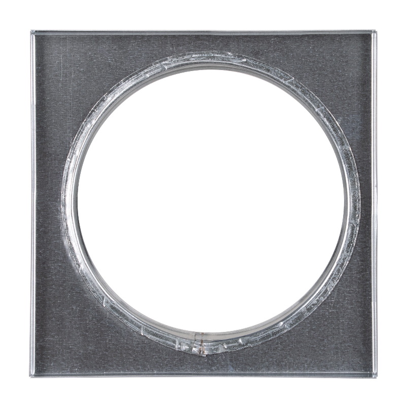 Адаптер переход с 150х150 на D-160 мм Shuft НС-0006981, комплект 2шт