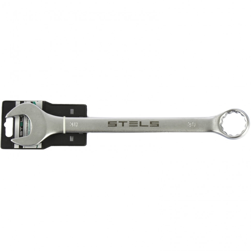 Ключ комбинированный Stels 15232 (30 мм, CrV, матовый хром)
