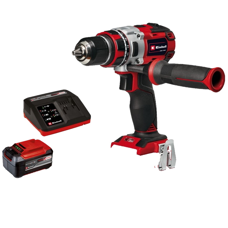 Дрель аккумуляторная Einhell PXC TP-CD 1880 Li BL 4514300SET 1 аккумулятор PXC Plus 52 Ач 18 В ЗУ 15129₽