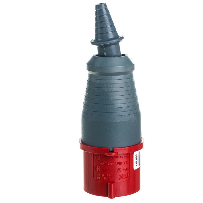 Вилка переносная IEK ССИ-014 PSR02-016-4, 16А-6ч, 380В, 3P+PE IP44 в Рыбинске