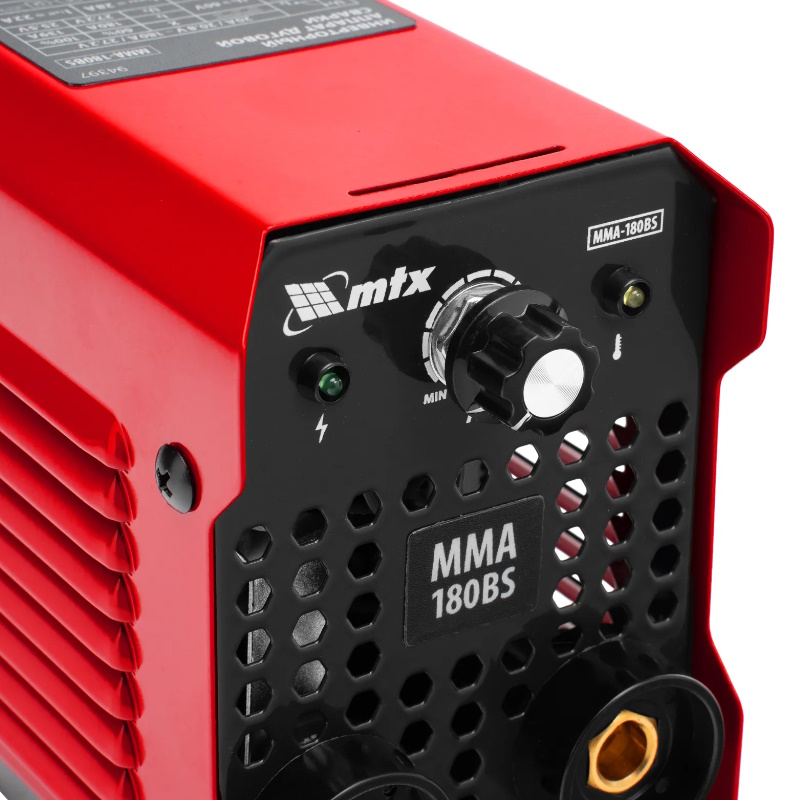 Инверторный аппарат дуговой сварки MTX MMA-180BS 94397, 180 А, ПВ 60%