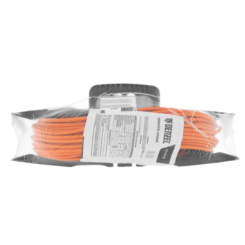 Удлинитель-шнур силовой Denzel Garden Series 37402, б/з, ПВС, 20м, 1 розетка, 2*1 мм в Кинешме