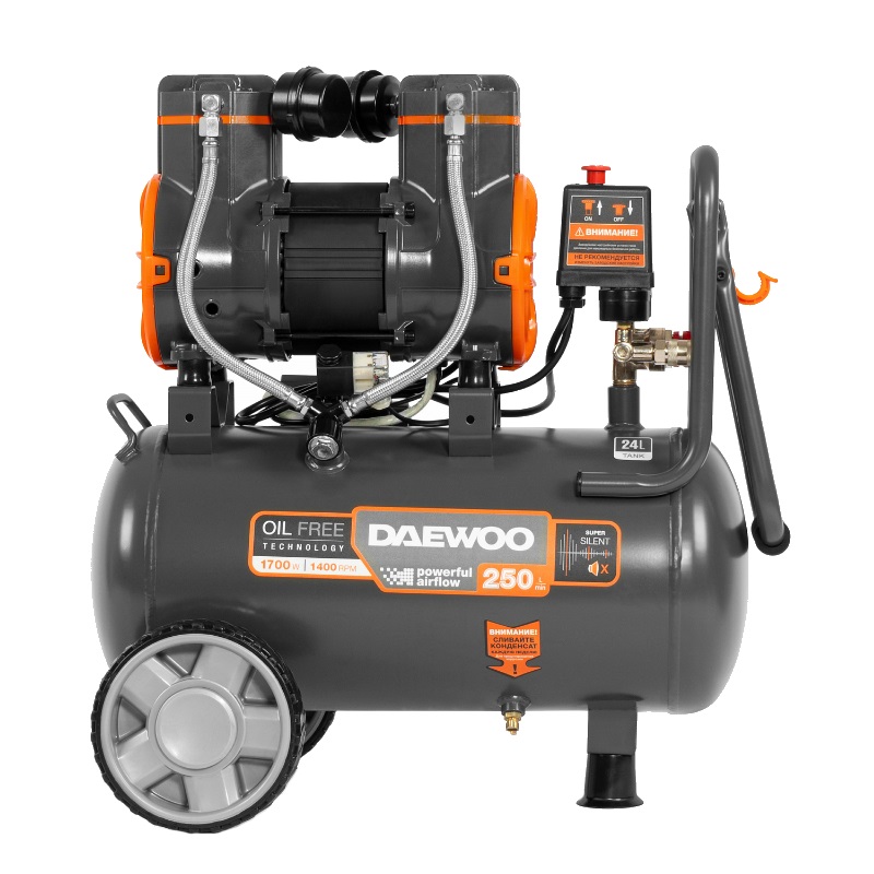 Компрессор безмасляный Daewoo DAC 250SS в Коврове