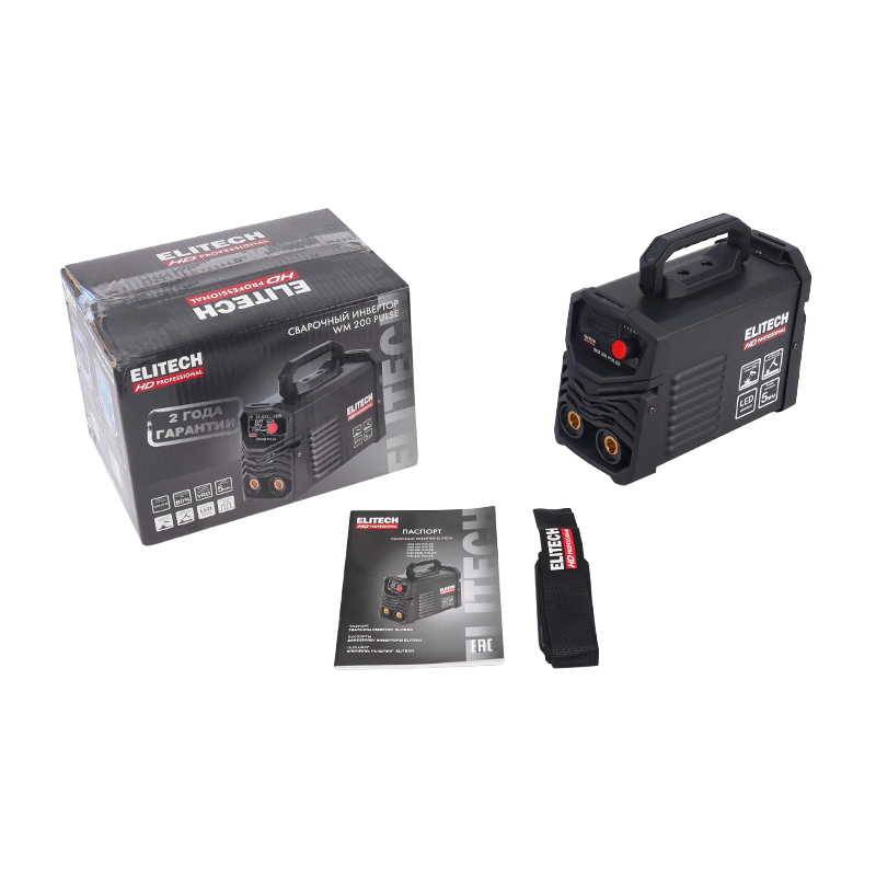 Сварочный инвертор Elitech WM 200 PULSE 204466, MMA, TIG в Ярославле