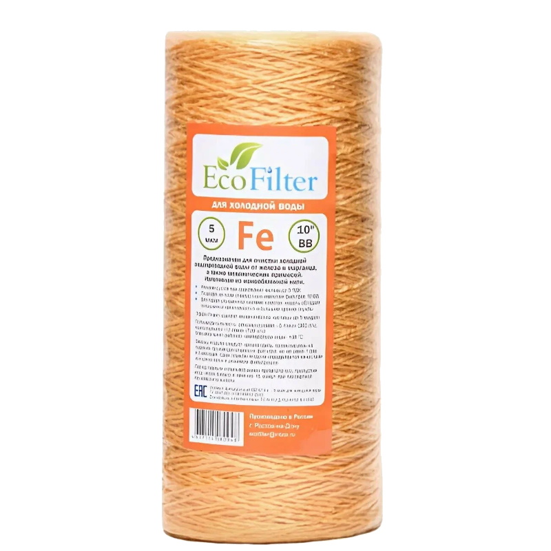 Картридж EcoFilter Ferum BB 10 1371 нить 5 мкн обезжелезивание 2542₽