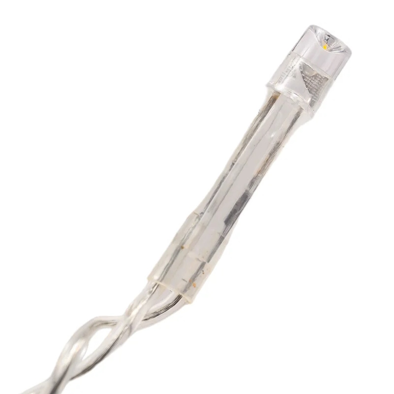 Гирлянда светодиодная Космос "Бахрома" KOC_CUR-V21 1757841, 1.8х0.5м, 48LED, схема нитей 1/2/3/5/3/2, теплый белый, IP20, 220В  в Коврове