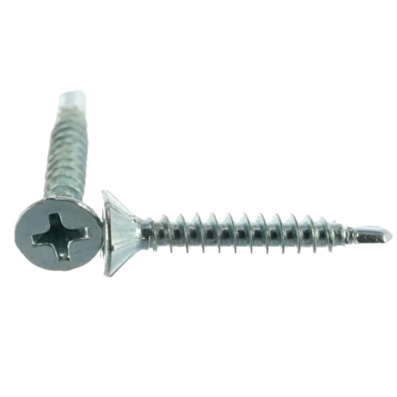 Саморез оконный Starfix SMC1-80876-1000, 3.9х13 мм, белый цинк, частая резьба, со сверлом, 1000 шт. в картонной упаковке в Туле