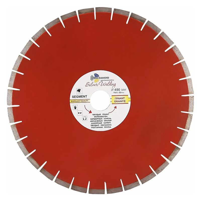 Диск алмазный по граниту Trio-Diamond SWG904 450x12x50мм 10244₽