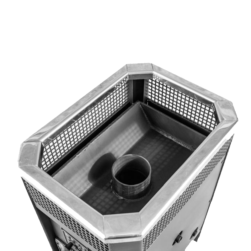 Банная печь Радуга ПБ-11 встроенный теплообменник, толщина стенки 6 мм