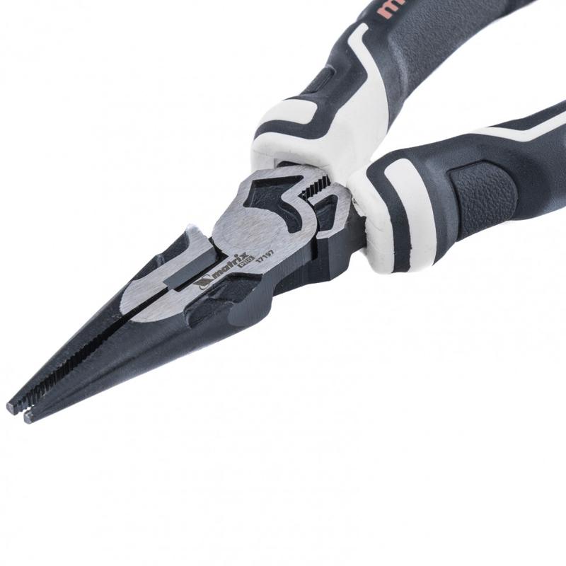 Длинногубцы прямые Matrix Pro 17197 (165 мм, усиленная система, вес 0.2 кг, Китай)  в Угличе