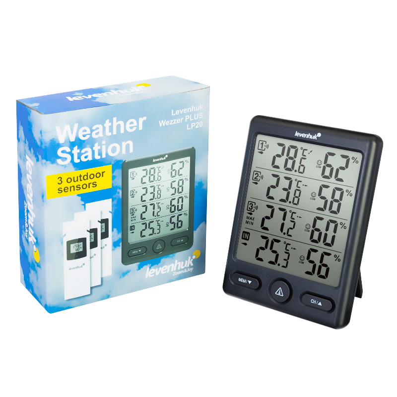 Метеостанция Levenhuk Wezzer PLUS LP20 78892 в Рыбинске