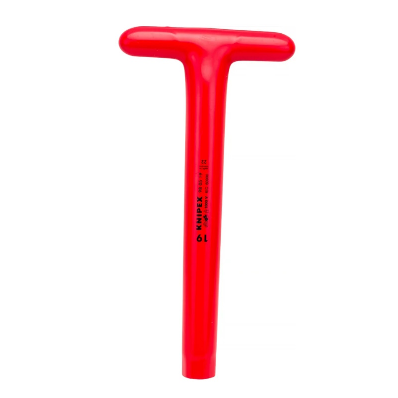 Отвёртка торцевая Knipex KN-980519, VDE, с внутренним шестигранником, с Т-образной рукояткой, 19 x 300 мм, диэлектрическая в Иваново