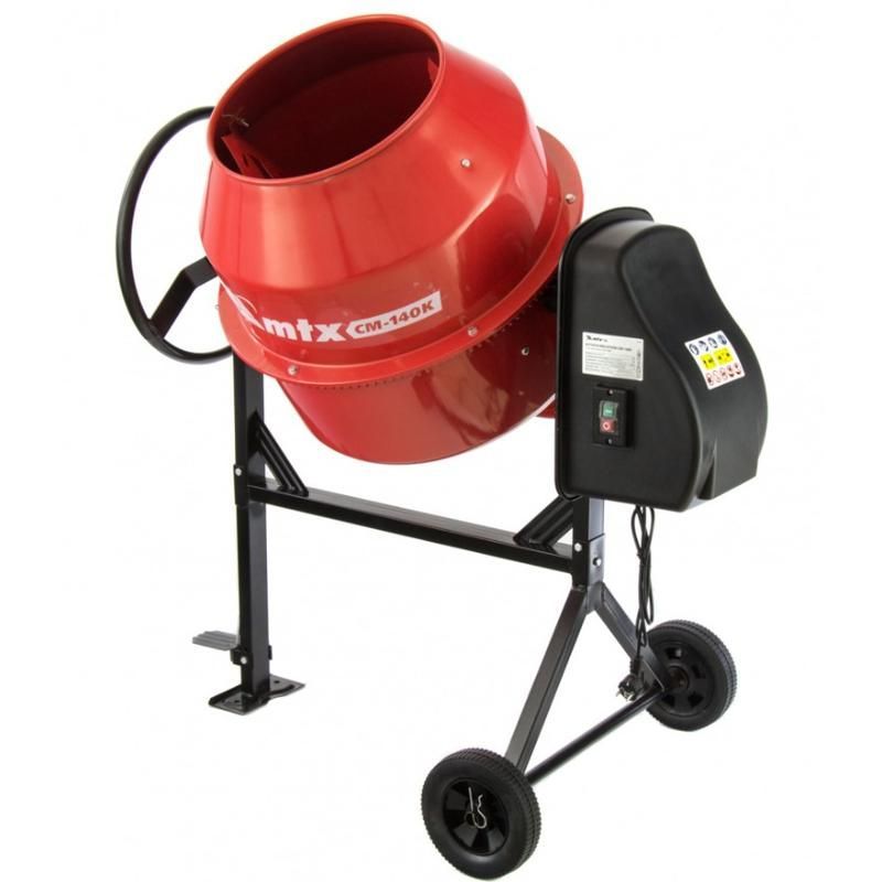 Бетономешалка Mtx СМ-140К 95482, раствор 79 л, вес 49 кг, мощность 550 вт в Кинешме
