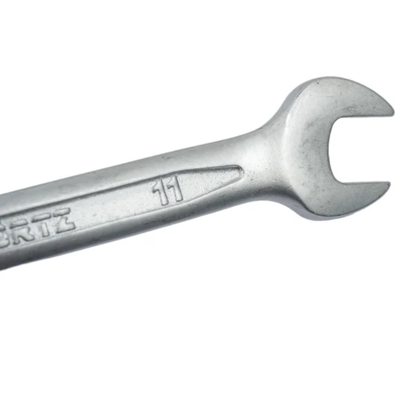 Ключ гаечный рожковый Hortz 7811-0456 102217, двусторонний, 9х11 мм, хромирование  в Угличе