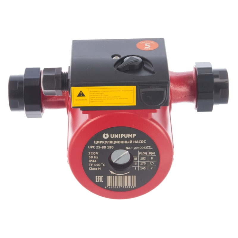 Насос циркуляционный для отопления Unipump UPC 25-80 180 93873 в Кинешме