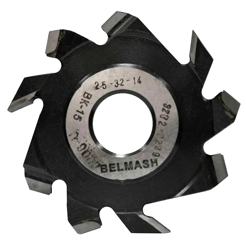 Пазовая фреза с подрезающими зубьями Belmash, 125x32x14 мм в Переславле