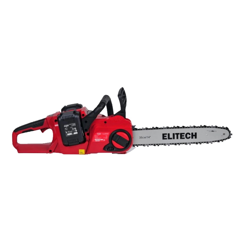 Пила цепная аккумуляторная Elitech ПЦА 36БЛ E1611.001.00 195515, бесщеточная, Li-ion, шина 40см, без АКБ и ЗУ в Туле