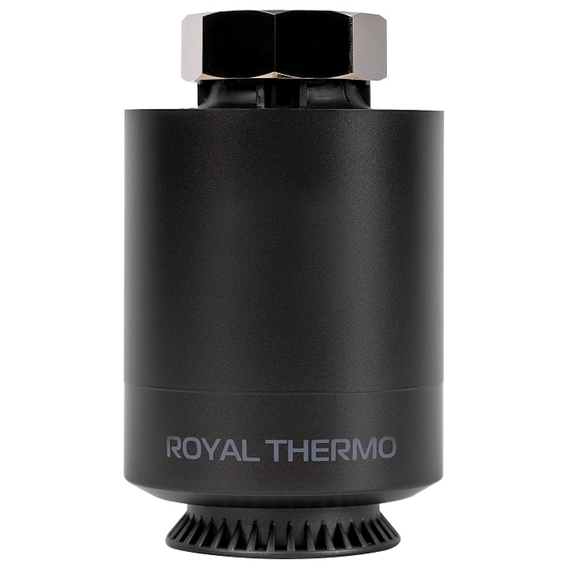 Термостат радиаторный электронный Royal Thermo Smart Heat НС-1402610, черный в Рыбинске