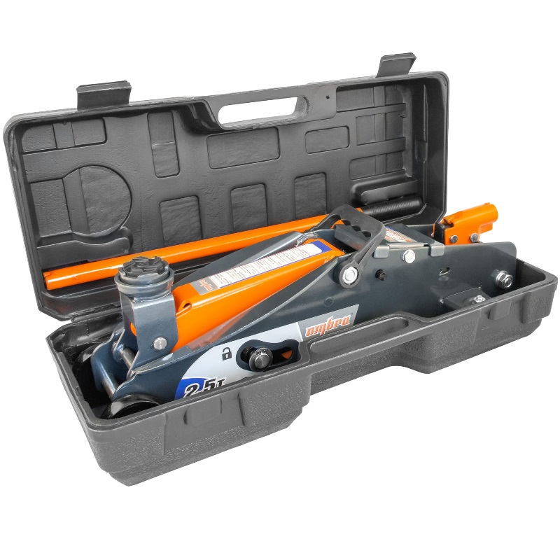 Подкатной домкрат с фиксатором Ombra OHT225C (2.5 т, 140-387 мм, в кейсе) в Иваново