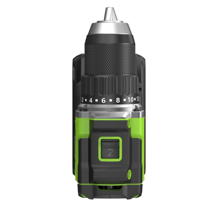 Дрель-шуруповерт аккумуляторная Greenworks DD560 3708407CUA, 24V, б/щет, 0-500 / 0-2000 об/мин, 30/60 Нм,13мм, Anti-kickback,1х2Ач,ЗУ,кор в Муроме